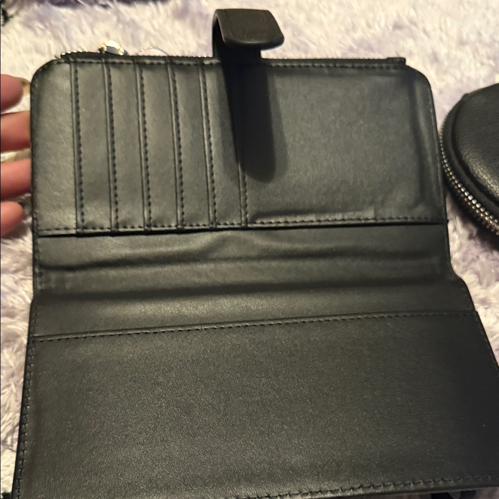 LChristian Lacroix Black camera Bag and Wallet Set NWT - Picture 5 of 11